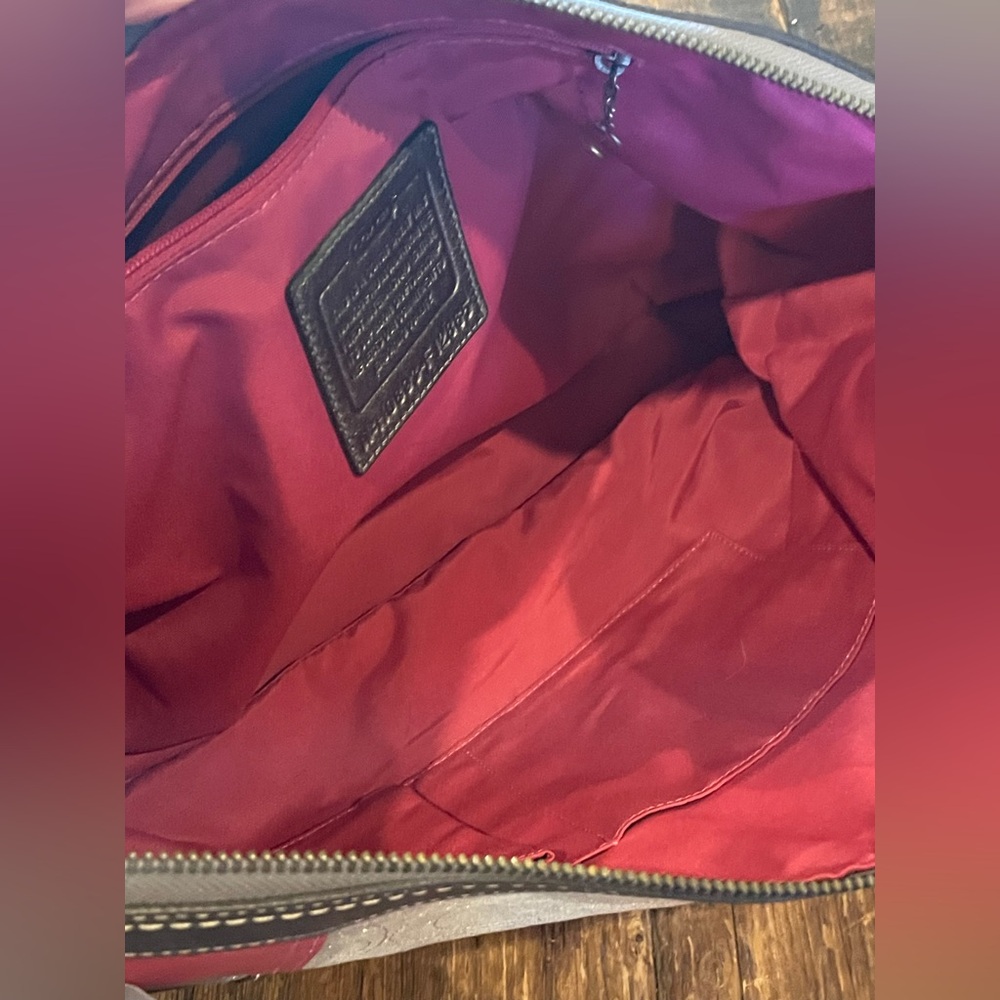 COACH Y2K Patchwork Pink Silver Patchwork Shoulde… - image 10